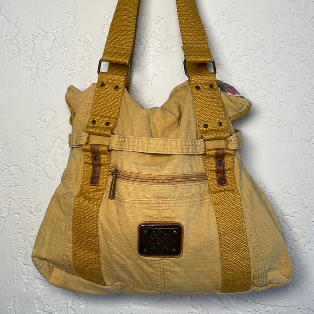 Boho bag purse mustard